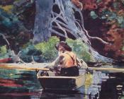 温斯洛荷默 - The Red Canoe